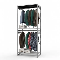 Стеллаж металлический ТСУ Универсал, 2500x1060x600 мм.Штанги: 2шт. Полки: метал. 3 шт.