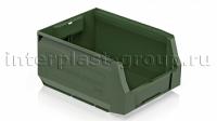 Складской лоток/контейнер для зап. частей, крепежей, темно-зеленый, 300x225x150 мм