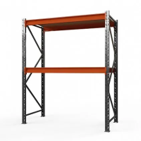 Стеллаж металлический Оптима, 2000x1530x785 мм. Полки: 2 шт. фанера