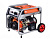Генератор бензиновый TOR KM11000H 7,8кВт 220В 27л 
с кнопкой запуска и колесами