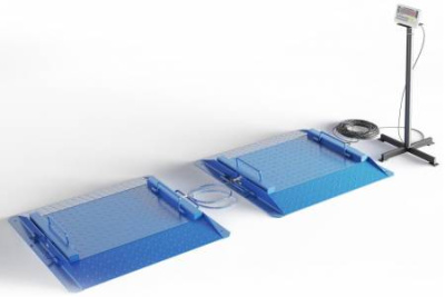 ИСТОК 15-2П/10 (ГосРеестр) - Автомобильные электронные весы переносные поосного взвешивания