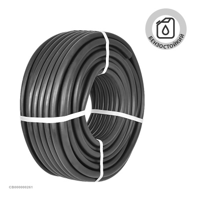 Рукав газовый БРТ ⌀ 6,3 мм, ЧЕРНЫЙ  (II кл., немерный), бензостойкий