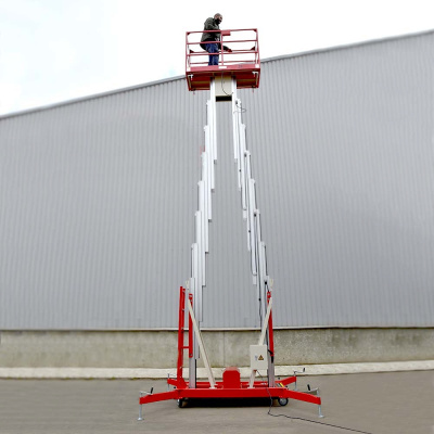 Телескопический двухмачтовый подъемник ZX-2-060 OXLIFT 6000 мм 200 кг