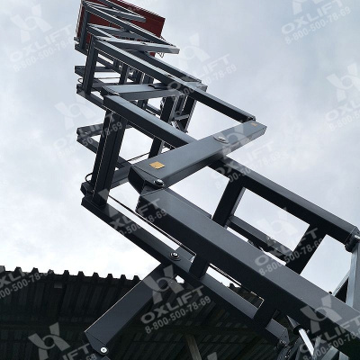 Ножничный подъемник QX-050-090 AC/DC OXLIFT 9000 мм 500 кг